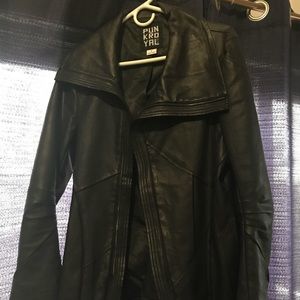 Punk Royal mens small faux leather Moto jacket